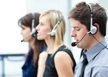 callcenter, telefonisti al lavoro