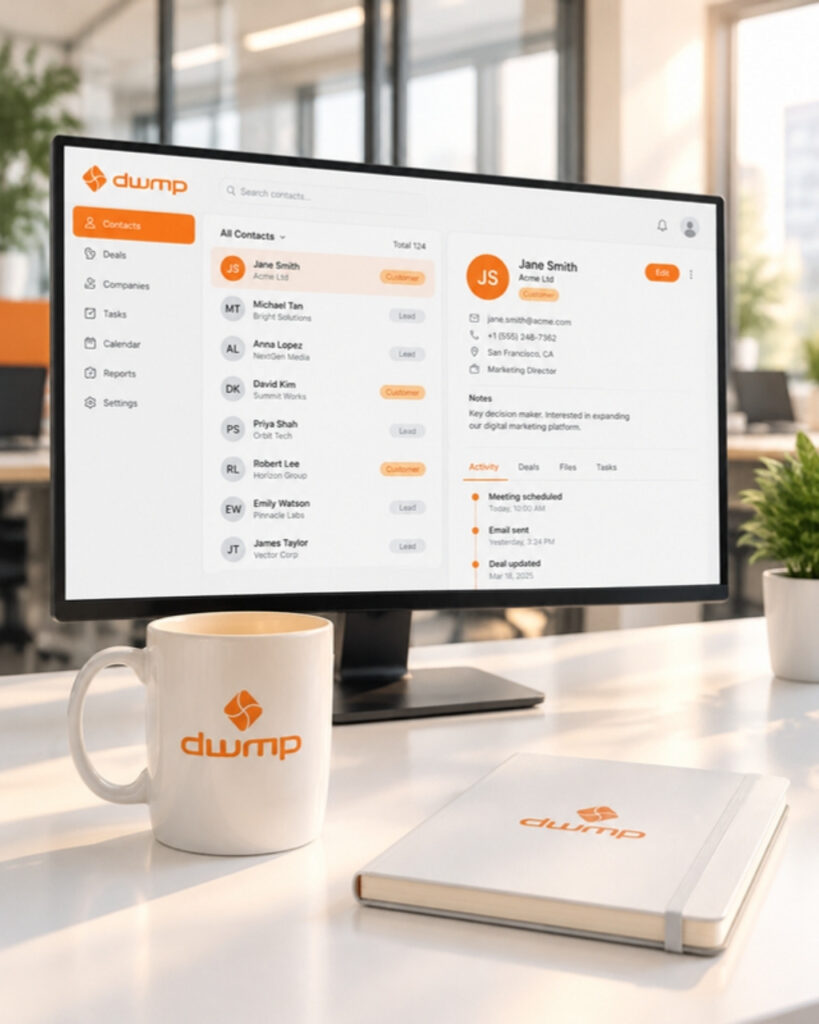 CRM 123marketing con la lista contatti